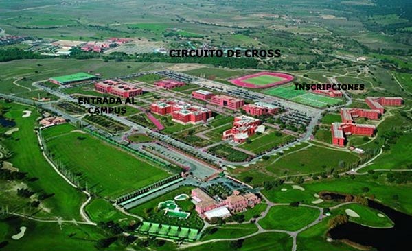 Plano del campus de Montepríncipe de la USP CEU
